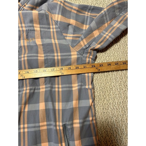 NIKE‎ NSW Plaid Hidden Hood Jacket Women Sz XL - Picture 3 of 8